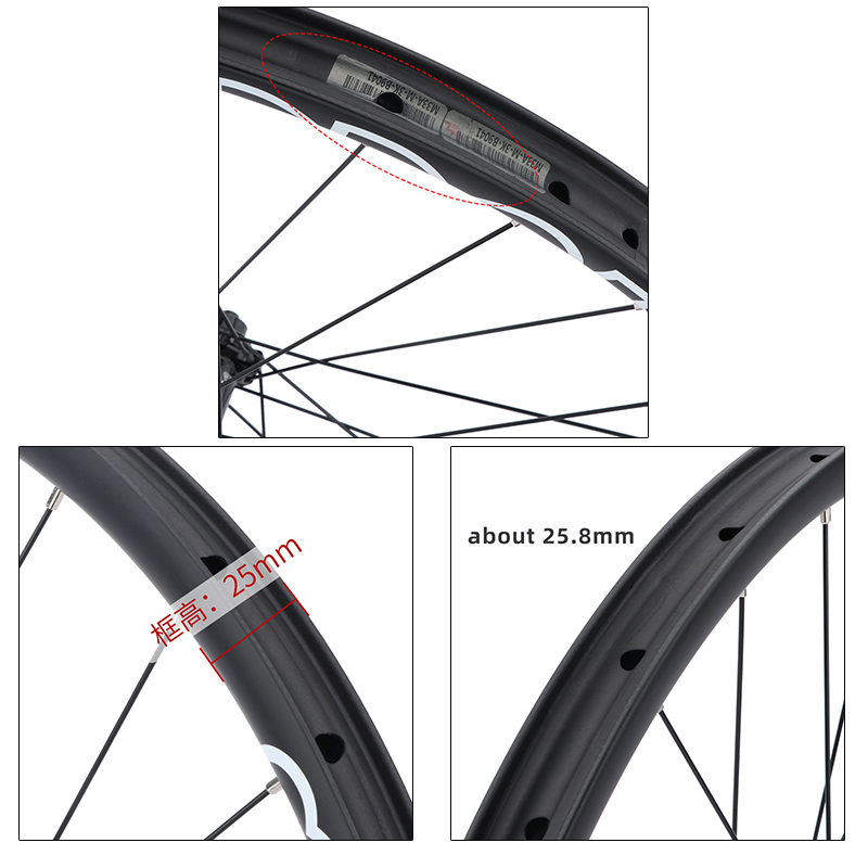 MEROCACarbon Fiber MTBホイールセット27.5/29インチディスクブレーキ