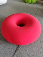 Personnalisé En Bois Massif Cadre Trois-Dimensions Wrap-Around Circulaire Conception Éponge Pouf Art En Forme de Canapé