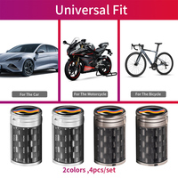 Cache-poussière multicolore personnalisé pour pneus de voiture Capuchons de tige de valve d'air de jante en alliage d'aluminium avec logo personnalisé Nouveau pneu solide