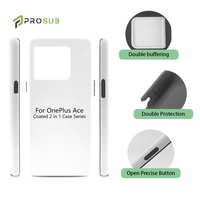 Prosub 2 en 1 Tough 3D Coated Blanks Sublimation Phone Case For One Plus Ace Cell Phone Cover