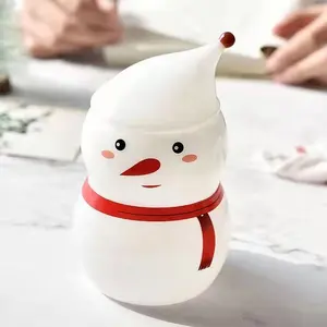 Креативная Высококачественная Рождественская чашка для воды праздничная атмосфера Снеговик чайная чашка
