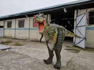 पिस्तौलदान शो उच्च गुणवत्ता की दुकान सजावट ध्वनि कर सकते हैं त्योहार सजावट डायनासोर पार्क हेलोवीन सिमुलेशन डायनासोर पोशाक - Product Image 3