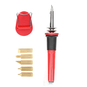 Kit de Pirograbado de 220v con Enchufe Europeo, Pluma de Pirograbado, Kit de Soldadura con 5 Puntas <span class=keywords><strong>para</strong></span> Grabado en <span class=keywords><strong>Madera</strong></span> - Product Image 2