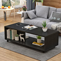 Offre Spéciale Table Basse Table d'Appoint Mobile Compacte Petite Table en Bois Blanche Table d'Appoint Moderne Étagère de Rangement Livraison Gratuite Simple