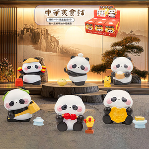 Figura de Panda Yu Mo, Adorno de Resina para Escritorio, Figura de Juguete de Regalo con Temática de Comida China, Linda y de Dibujos Animados - Product Image 5