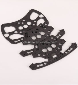 Volante de fórmula de fibra de carbono 3K forjado por encargo con empuñaduras de silicona para volante de coche de carreras SIM <span class=keywords><strong>cammus</strong></span> - Product Image 6