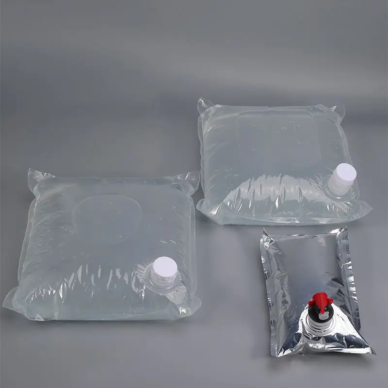 3l 5l 10l 20l Wine Juice Fruit Storage Aseptic High Barrier Aluminum Foil Reusable Bag In Box Pouch Dispenser Bags