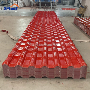 แผ่นหลังคาพีวีซีลูกฟูกวัสดุก่อสร้างเรซินสังเคราะห์สำหรับบ้าน - Product Image 5