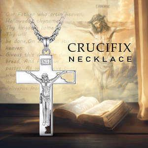 Merryshine 925 <span class=keywords><strong>plata</strong></span> esterlina mujeres Jesucristo Cruz <span class=keywords><strong>de</strong></span> Caravaca colgante collar <span class=keywords><strong>para</strong></span> hombres - Product Image 4