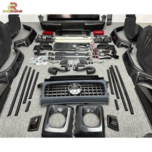 Kit de Carrocería de Material PP Estilo B para W463 G63, Piezas de Auto para W463 G500 G55 AMG G63 G-Wagon, Capó, Parachoques, Faros Delanteros, 2002-2018 - Product Image 5