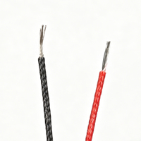 Sonda de detección de termopar tipo K con tubo de conexión, vástago largo, cable trenzado metálico de 7 metros, transductor industrial de alta temperatura