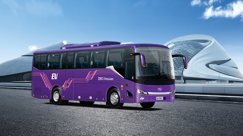 Coche suburbano Bus Pure Electric de la ciudad de Zero Emission 47 de kilometraje de los asientos 200 - 300 kilómetros 0