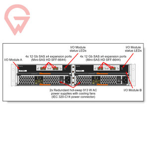 Servidor en Rack ThinkSystem DE2000H 2U, Matriz de Almacenamiento Híbrida, 2U24 SFF, 2U12 LFF, Servidor de Montaje en Rack, 1.47PB, 2x8GB de Caché, Centro de Datos de Gran Capacidad - Product Image 2