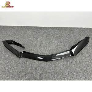 R Style Wet Carbon Fiber Front Bumper <b>Diffuser</b> <b>for</b> Mercedes Benz AMG GT GTS GTC 2015-2018 Carbon Front Bumper Lip <b>Car</b> Body Kits - Product Image 4