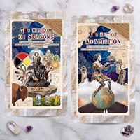 Cartes de tarot et de poker personnalisées King Cards, jeu d'oracle à noyau noir 350 g/m², boîte rigide de luxe personnalisée pour jeux spirituels et soirées