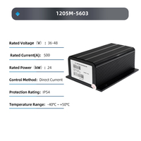 Contrôleur de moteur CC Curtis 1205M-5603 36V-48V de remplacement 24kW pour tracteur de remorquage électrique, balayeuse industrielle, AGV, plateforme aérienne