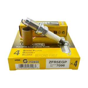 Bougies d'allumage NGK pour voitures, pièces d'allumage moteur, distributeur vérifié, 7096 ZFR5EGP pour <span class=keywords><strong>VW</strong></span> 1.6L 2007-2016 - Product Image 1