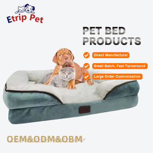 Lüks köpek kanepesi özel çiğnemek geçirmez büyük su geçirmez bellek köpük ekstra büyük lüks ortopedik Pet köpek kanepesi için büyük köpek - Product Image 1