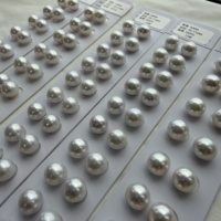 Perles rondes en vrac de culture d'eau douce naturelles Edison blanches de 10-11 mm, qualité 4A, couleur blanche, pour la fabrication de bijoux DIY (colliers)