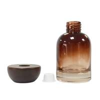 Bouteille en verre de luxe 50ml 100ml 150ml 250ml bâton de parfum arôme parfums de maison bouteille de diffuseur de roseau en verre
