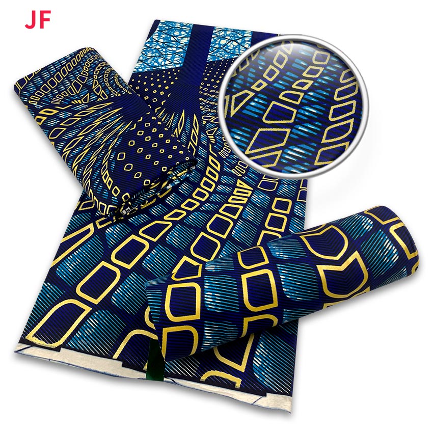 New arrived wax Golden fabric high quality 100% cotton africa golden wax for party
