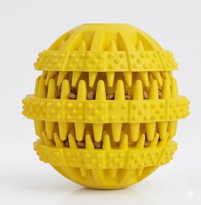 Juguete Masticable de Goma Suave para Perros, Pelota de Juguete Resistente para Masticar y Limpiar los Dientes - Product Image 1