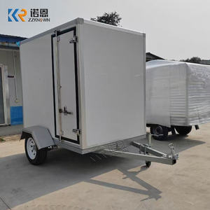 Réfrigérateur-congélateur mobile avec remorque, <span class=keywords><strong>camion</strong></span> frigorifique, remorque de stockage frigorifique pour le transport alimentaire, la restauration, les glaces, la viande - Product Image 2