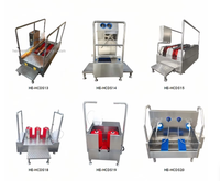 Station d'hygiène automatique pour le lavage des chaussures avec nettoyage et désinfection à la mousse pour usine de transformation alimentaire