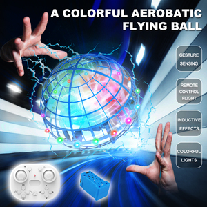 Bola Voladora <span class=keywords><strong>de</strong></span> Inducción para <span class=keywords><strong>Principiantes</strong></span>, Rotación <span class=keywords><strong>de</strong></span> 360°, Luces LED, Control por Gestos, Evitación Automática <span class=keywords><strong>de</strong></span> Obstáculos, Carga USB, Eléctrica - Product Image 2