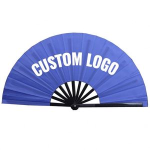 Ventilateur à main pliable avec logo personnalisé pour les festivals, les mariages, les célébrations, les événements, la décoration de fête et les cadeaux promotionnels d'entreprise - Product Image 1