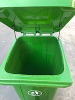 Poubelle en plastique de 360 L Tacho De Basura Poubelle extérieure grande capacité avec pédale