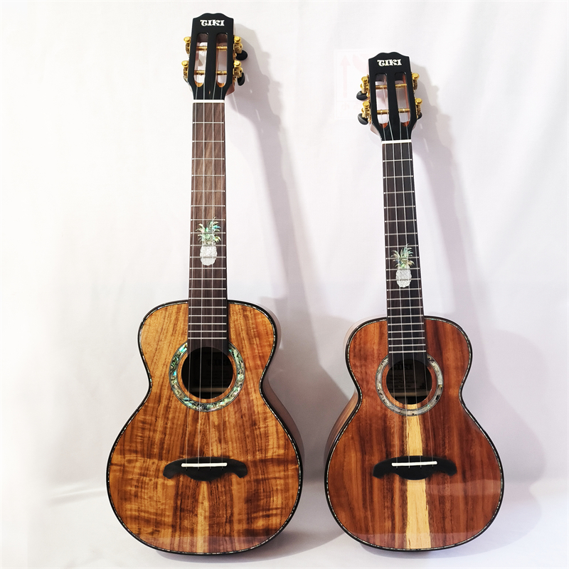 TIKIS TC02 フルソリッドコアウッド ウクレレ、コンサートサイズ
