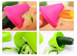 Multi-Purpose Fruit Cutter Professional 6 in 1 Mandoline Slicer <b>Vegetable</b> <b>Chopper</b> With Hand Protector - Product Image 5