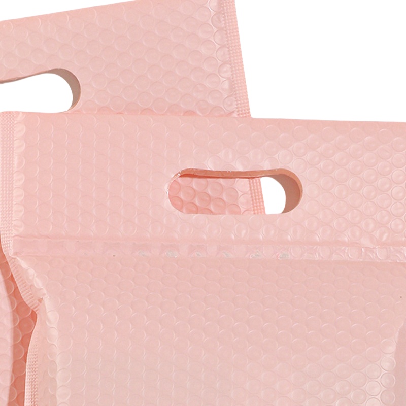 Оптовая продажа 2 Mil Bubble Mailers, новые материалы, почтовые пакеты с ручкой, индивидуальные варианты толщины логотипа