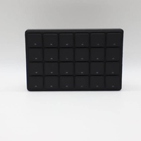 Clavier CAN Bus à 24 boutons, indice d'étanchéité IP67, clavier en silicone pour camion compacteur de déchets avec symbole personnalisé 9-36V DL-KB24Q
