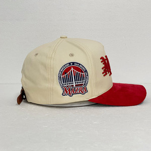 Một khung Golf tùy chỉnh 3D tùy chỉnh thêu thêu logo gorra không có cấu trúc hai tông màu Bông 5 bảng Mũ bóng chày - Product Image 2