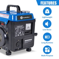 Neues Design Leiser Tragbarer 800W 2,0PS Mini-Motor Benzin-Generator Benzin-Inverter-Generator