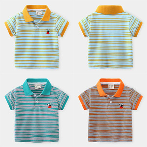 Chemises POLO en coton pour garçons, personnalisables, multicolores, respirantes, en gros, provenant d'un fournisseur chinois - Product Image 1