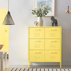 Armoire de rangement multi-usage à 6 portes en métal pour l'école et la maison <span class=keywords><strong>Casier</strong></span> en acier - Product Image 6