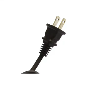 <strong>American</strong> Standard 18AWG 2 Pin Flat Power Plug SJTW Wire Type IEC Female Computer Two Plug Power Cord Extension Cord Made China - Product Image 5
