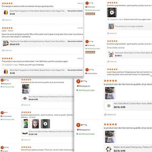 <span class=keywords><strong>Kit</strong></span> de peinture faciale OEM activée par l'eau, 28 couleurs vibrantes pour <span class=keywords><strong>maquillage</strong></span> des yeux, eye-liner et peinture faciale - Product Image 5