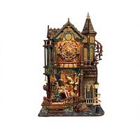 Tour d'illusion 3D en papier, thème Baleine chinoise, puzzle de construction, artisanat DIY, architecture