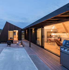 Portes coulissantes en verre double vitrage pour villa moderne, conformes aux normes australiennes AS2047, avec moustiquaire empilable insonorisée - Product Image 3