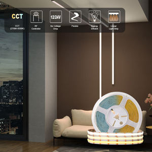 Chip LED COB dải ánh sáng 24V 1800K + 4000K màu kép có thể điều chỉnh cri90 640LED 20 Wát linh hoạt LED Light COB - Product Image 5