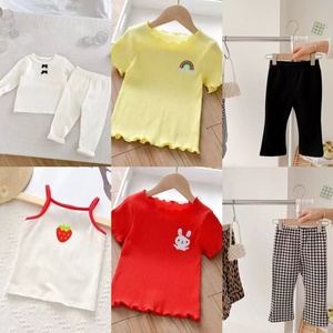 Liquidación Stock Lotes Liquidación Overrun Ropa de bebé Conjuntos de ropa de moda para niños Niños Niñas Traje de ropa con estampado colorido - Product Image 2
