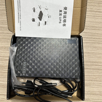 Mini UPS Baterai Cadangan Multi Output USB 5V DC 9V 12V 24V 18W Power Bank Mini UPS untuk Router WiFi Kamera CCTV Modem Ponsel