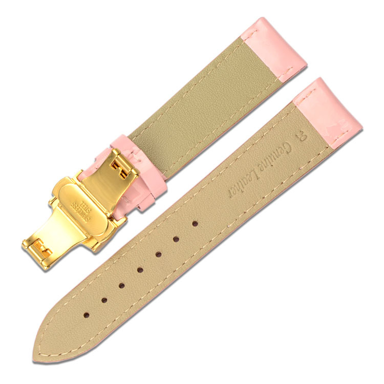 En Cuir Véritable italien 10mm 18mm Veau Bracelets de Montre En Cuir