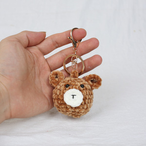 พวงกุญแจหมีน้อย รุ่น WZ6 ของขวัญถักนิตติ้งสำหรับคุณแม่และเด็ก ตกแต่งกระเป๋าพร้อมจี้รูปหมีแพนด้าและลูกเจี๊ยบ - Product Image 4