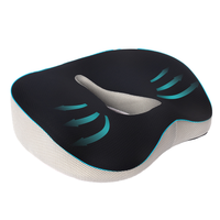 Oreillers lombaires en mousse à mémoire de forme confortables de qualité supérieure et coussins de siège coussins de dos remplis d'air pour l'utilisation de la chaise de bureau