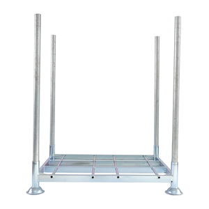Porte-palette en acier galvanisé zingué empilable le plus vendu <span class=keywords><strong>Cage</strong></span> de stockage d'entrepôt pliable de qualité supérieure pour le fret postal - Product Image 6